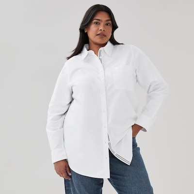 Chemisier boutonné Femmes+ - Blanc pur