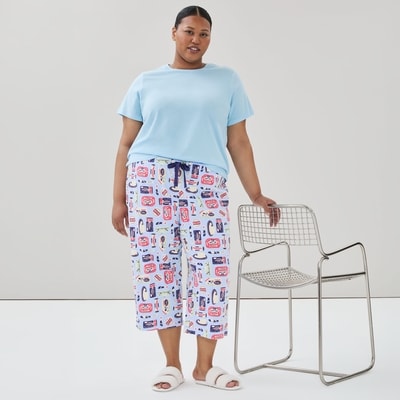 Joe Fresh Women+ Printed Cropped Sleep Pant 1 ea, $19.00/1ea