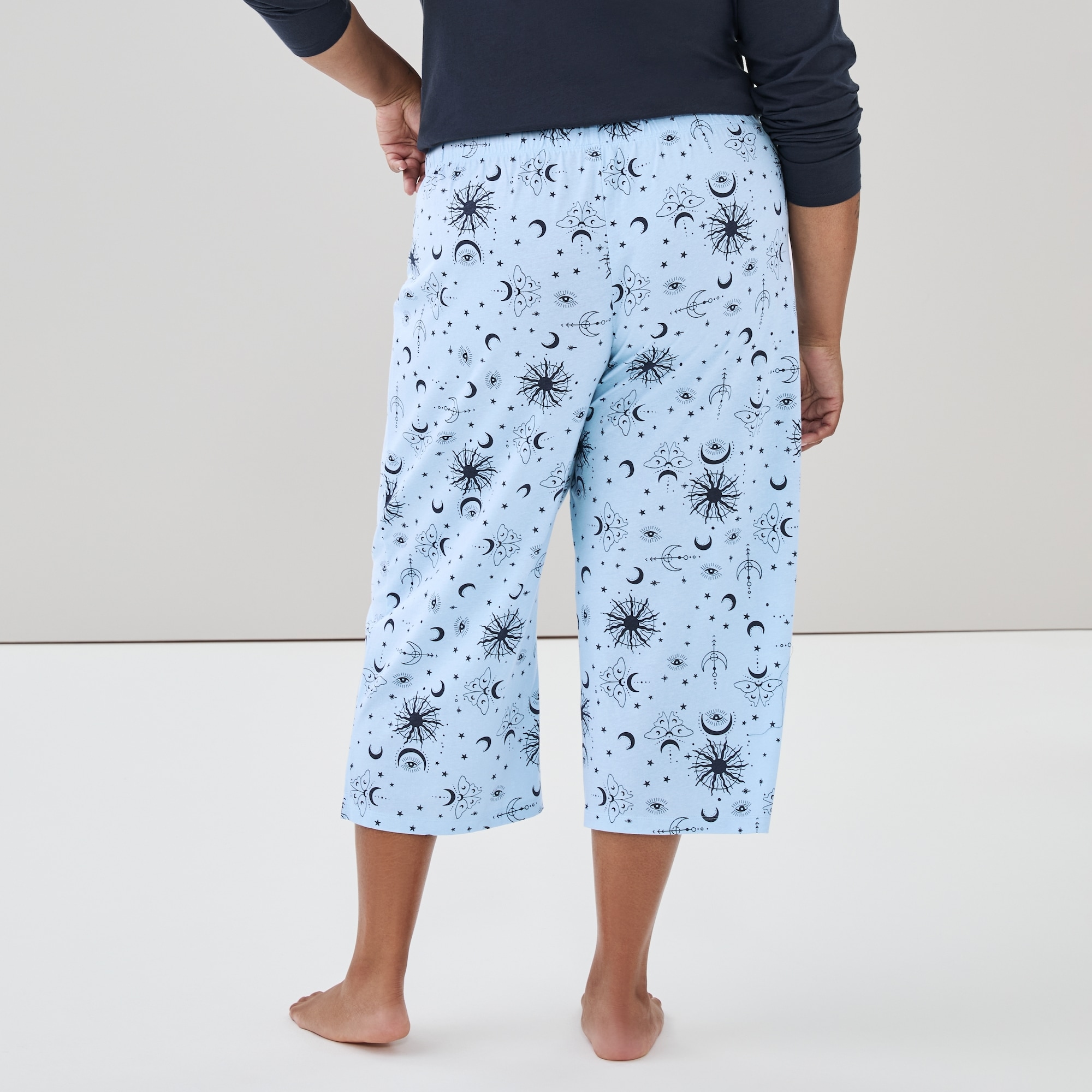 Women+ Printed Cropped Sleep Pant