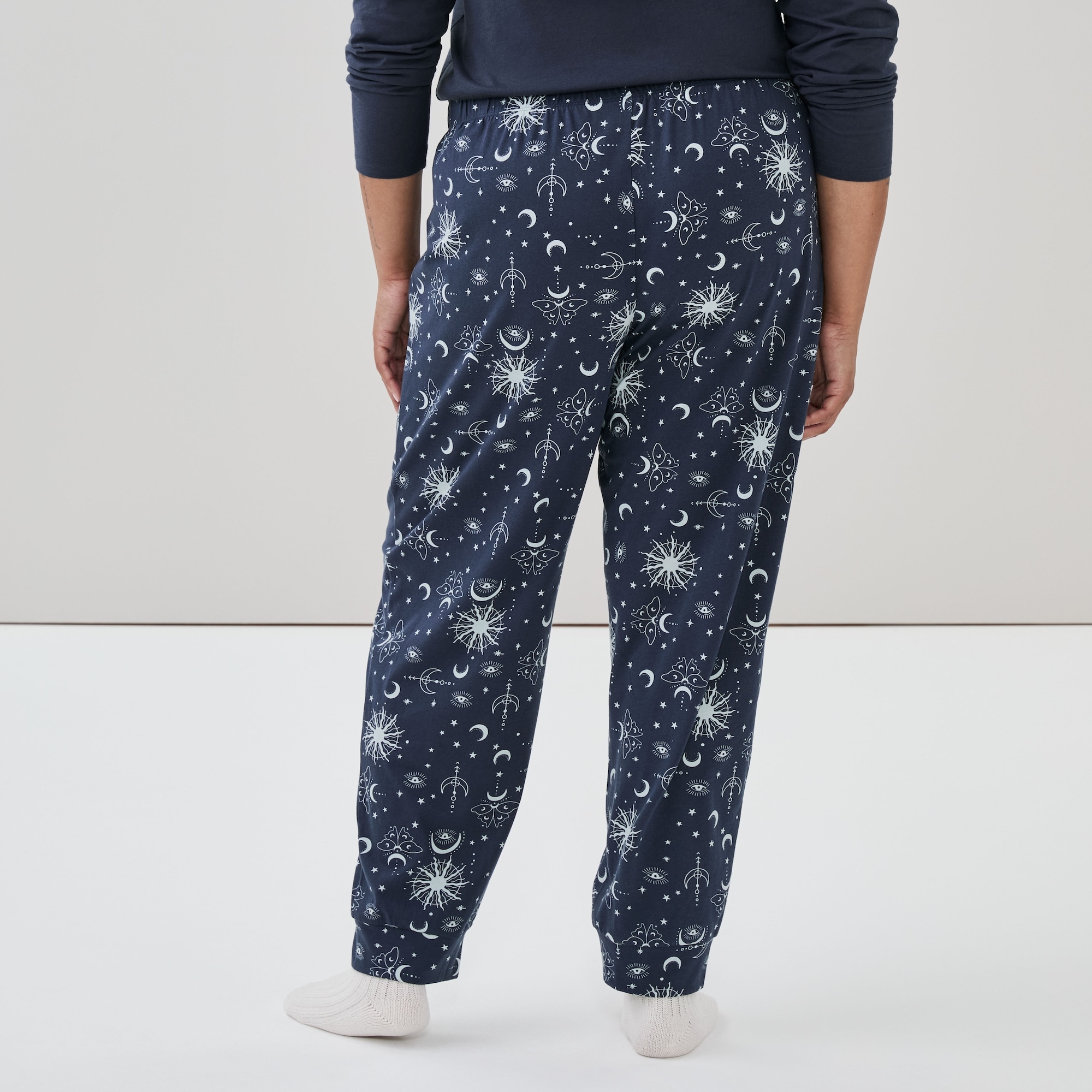 Pantalon de jogging de nuit imprimé Femmes+