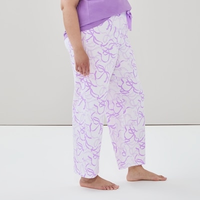 Women+ Printed Sleep Pant - Light Purple
