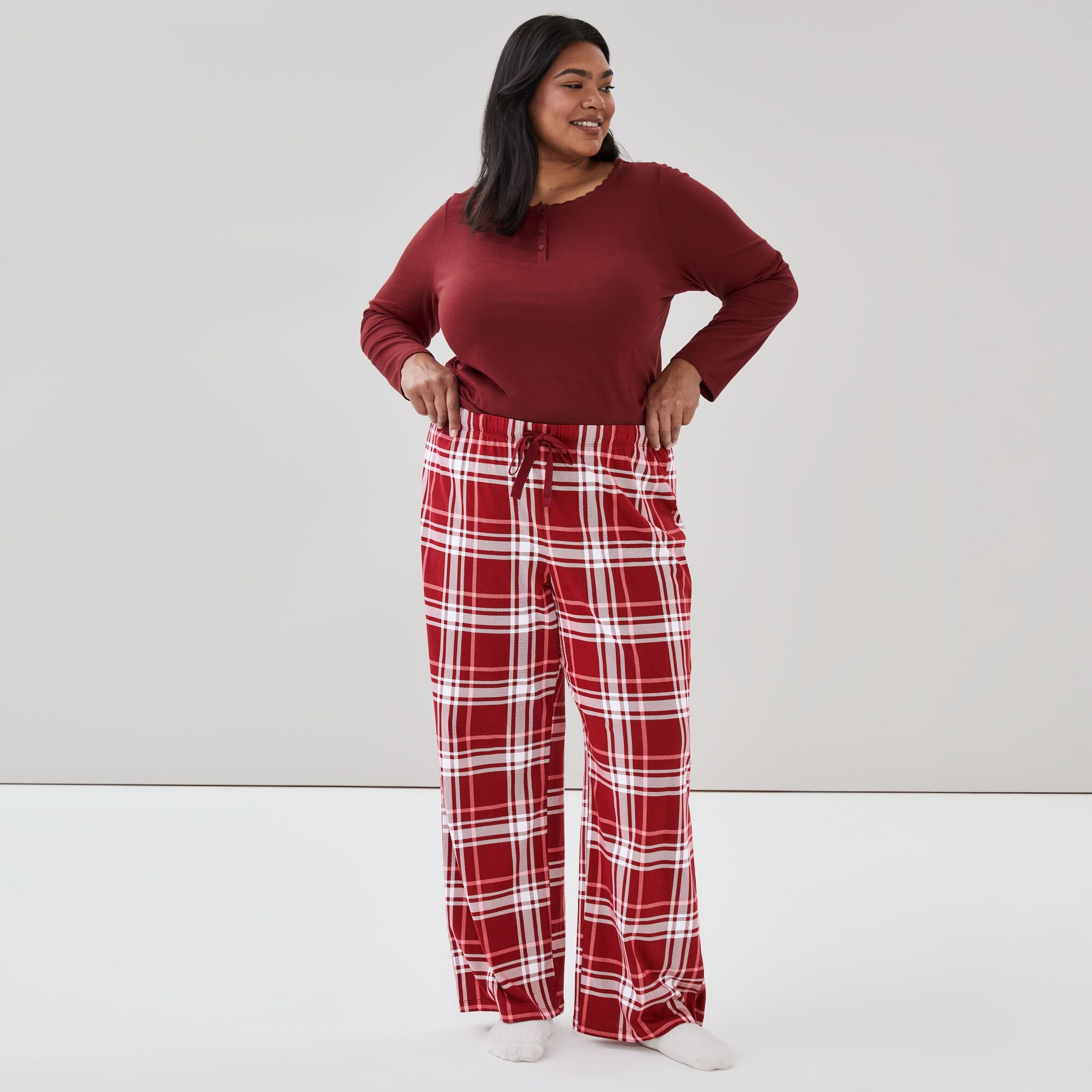 Pantalon de nuit imprimé Femmes+
