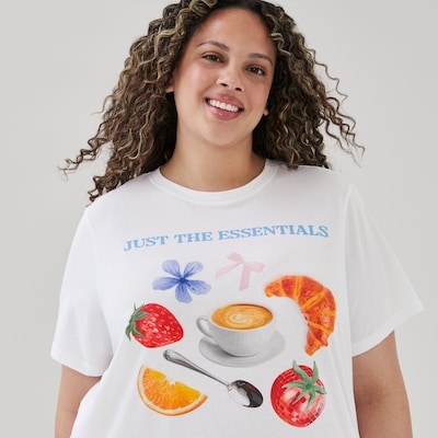 Joe Fresh T-shirt de nuit imprimé Femmes+ 1 ea, 16,00 $/1ch