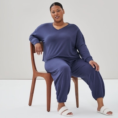 Joe Fresh Women+ V-Neck Lounge Sweatshirt 1 ea, $24.00/1ea