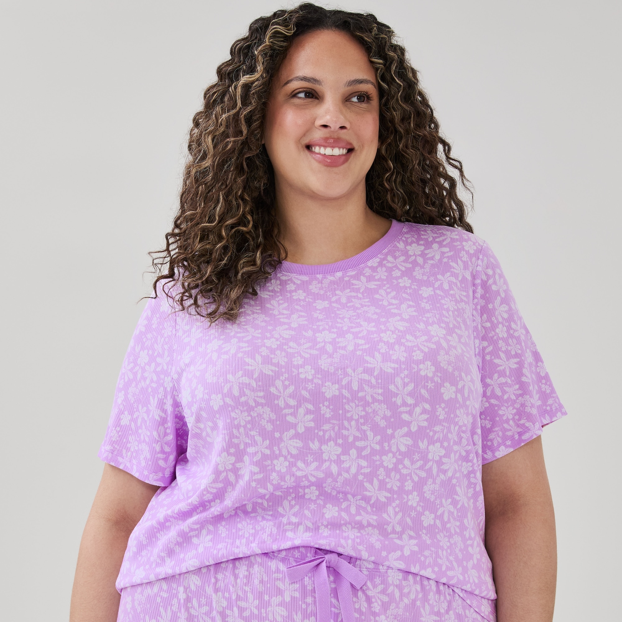 Ensemble avec t-shirt imprimé Femmes+