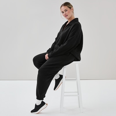 Pantalon de jogging sport FiniDoux Femmes+ - Noir
