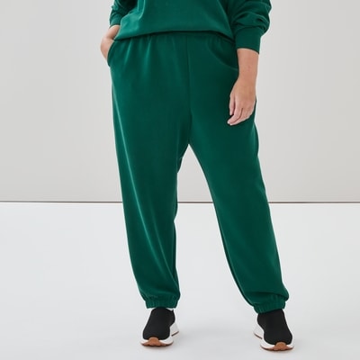 Pantalon de jogging sport FiniDoux Femmes+ - Vert Foncé