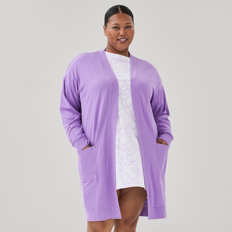 Joe Fresh Women+ Long Lounge Cardigan - 1 ea | Maxi
