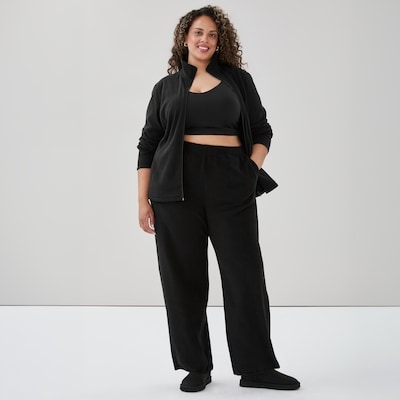 Women+ Active Microfleece Jogger - Black