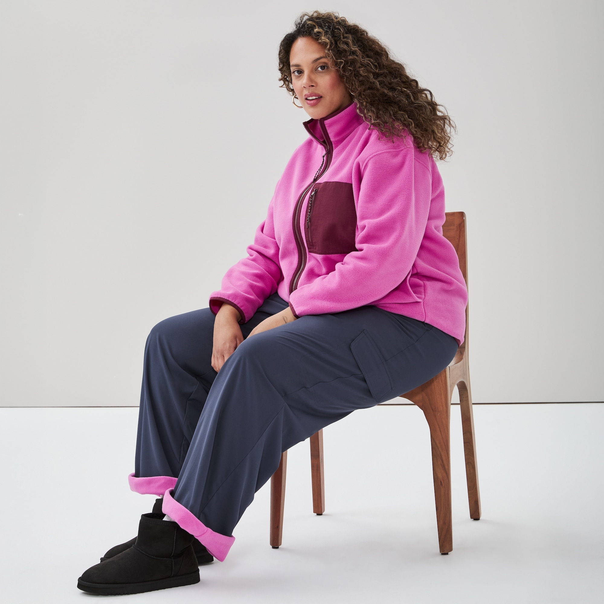 Pantalon sport extensible doublé Femmes+