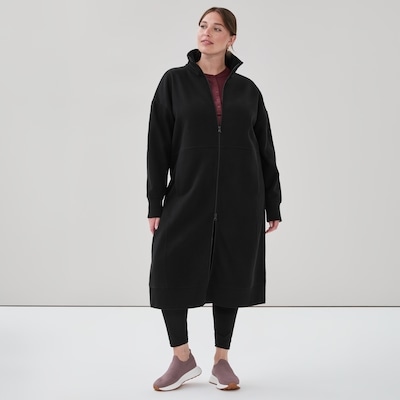 Veste longue MolletonConfo Femmes+ - Noir