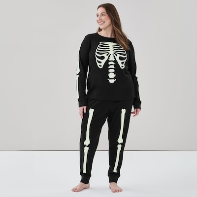 Pyjama d’Halloween Femmes+ - Noir