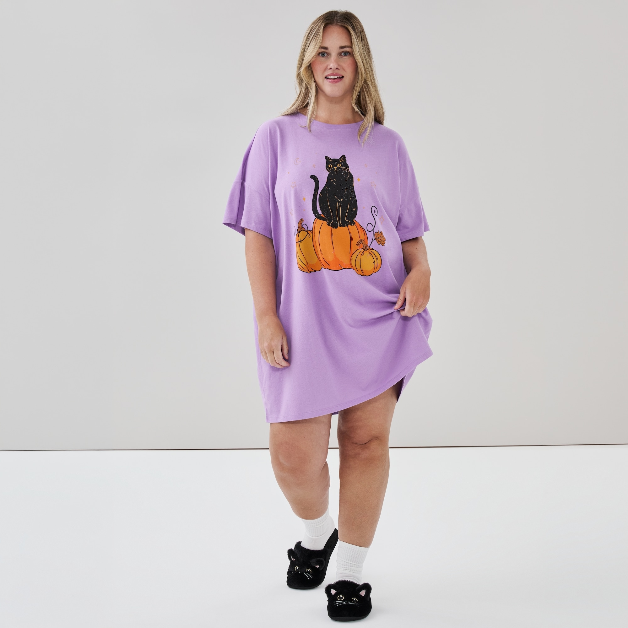 Women+ Oversized Graphic Sleep Dress
