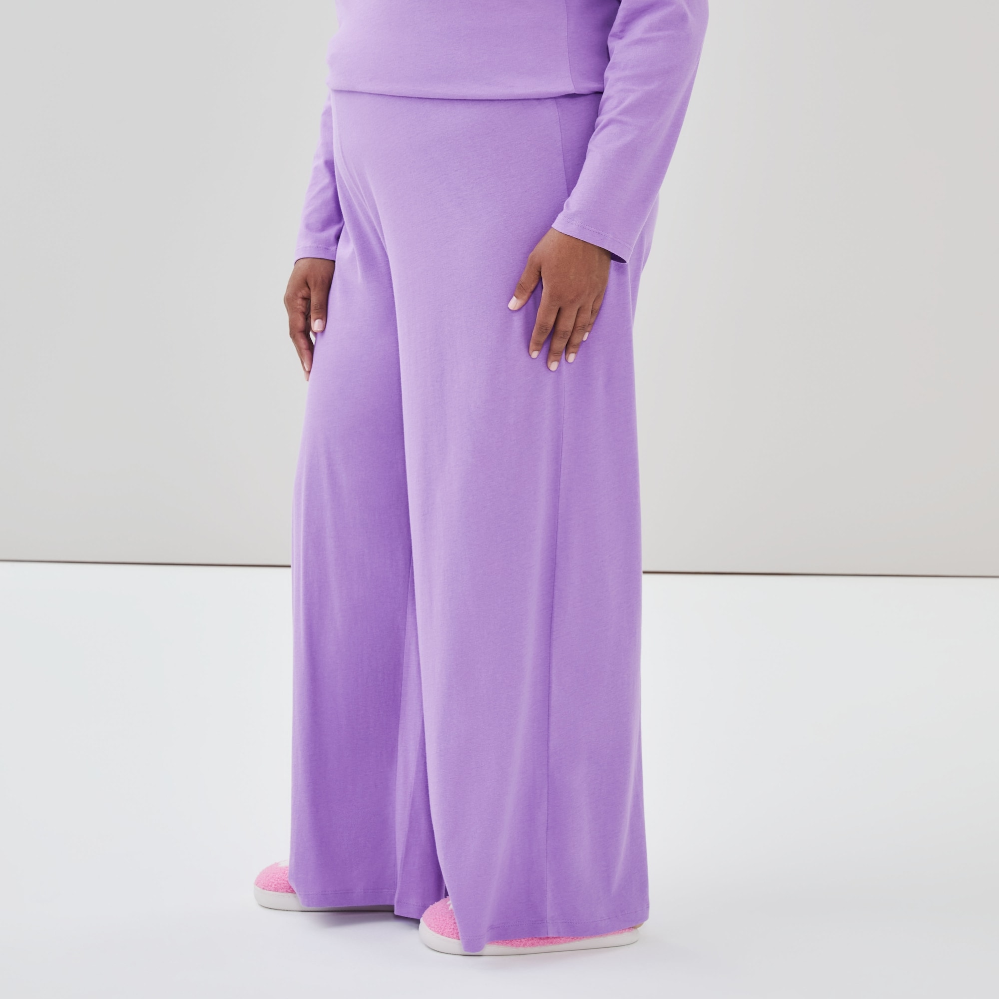 Pantalon de nuit à jambe large Femmes+