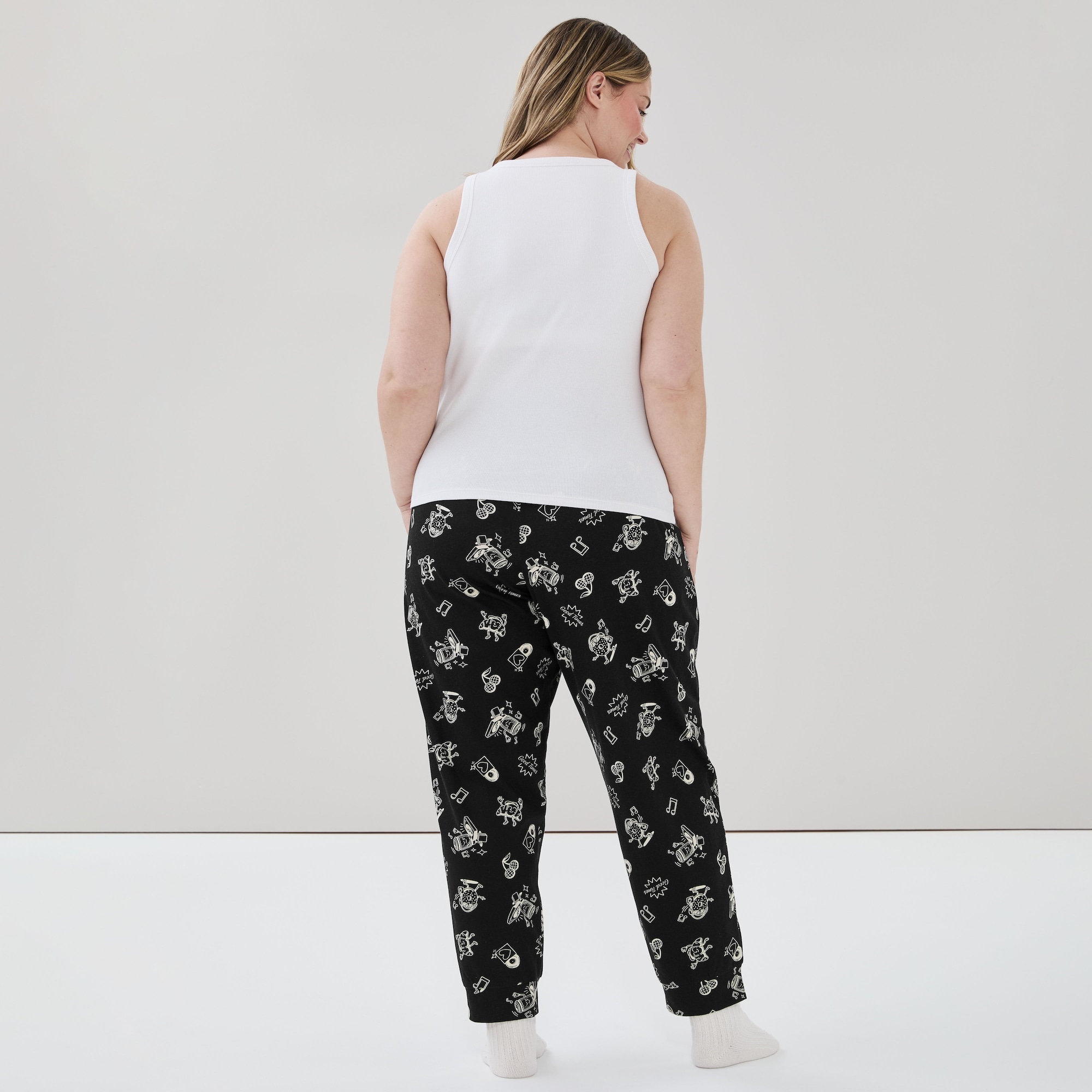 Cami de nuit en tricot côtelé Femmes+