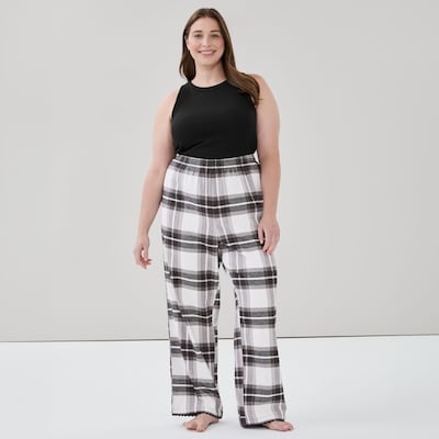 Pantalon de nuit en flanelle Femmes+ - Gris