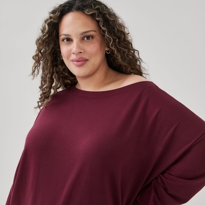 Joe Fresh Chandail sport en tricot à encolure bateau Femmes+ 1 ea, 29,00 $/1ch