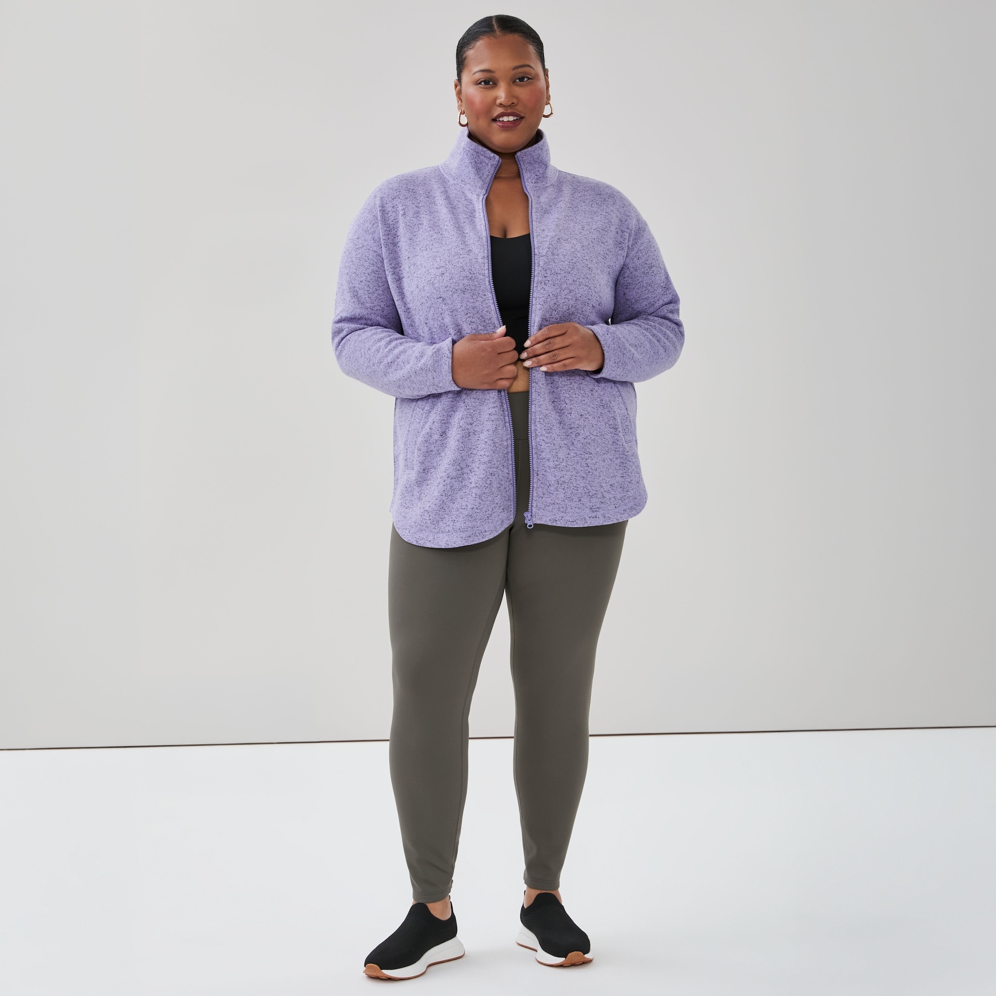 Women+ Active Fleece Zip-Up Jacket