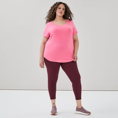 Women+ Active Scoop Neck T-Shirt - Pink