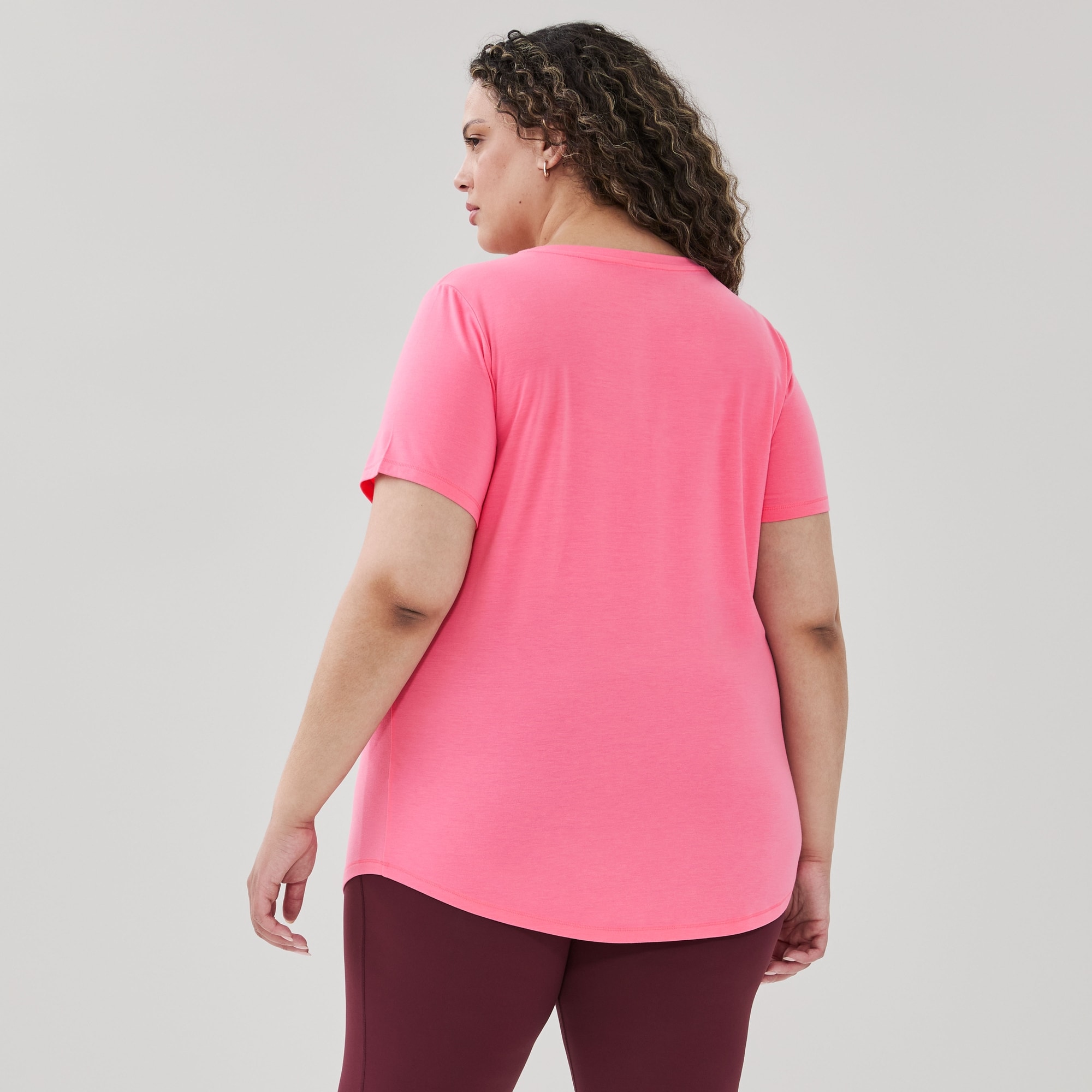 T-shirt sport à col rond Femmes+