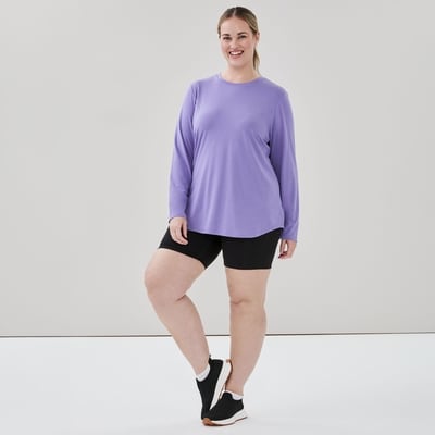 Women+ Active Long Sleeve Top - Purple
