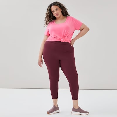 Women+ Active Balance Legging - Maroon