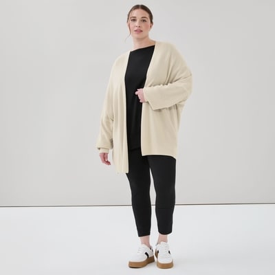 Women+ Active Knit Cardigan - Light Sand