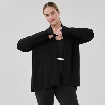 Women+ Active Cardigan - Black