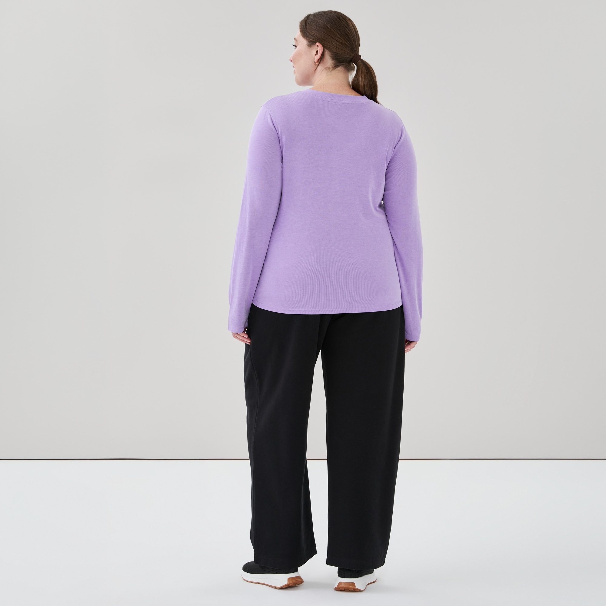 Women+ Active SoftWash Henley Long Sleeve Top