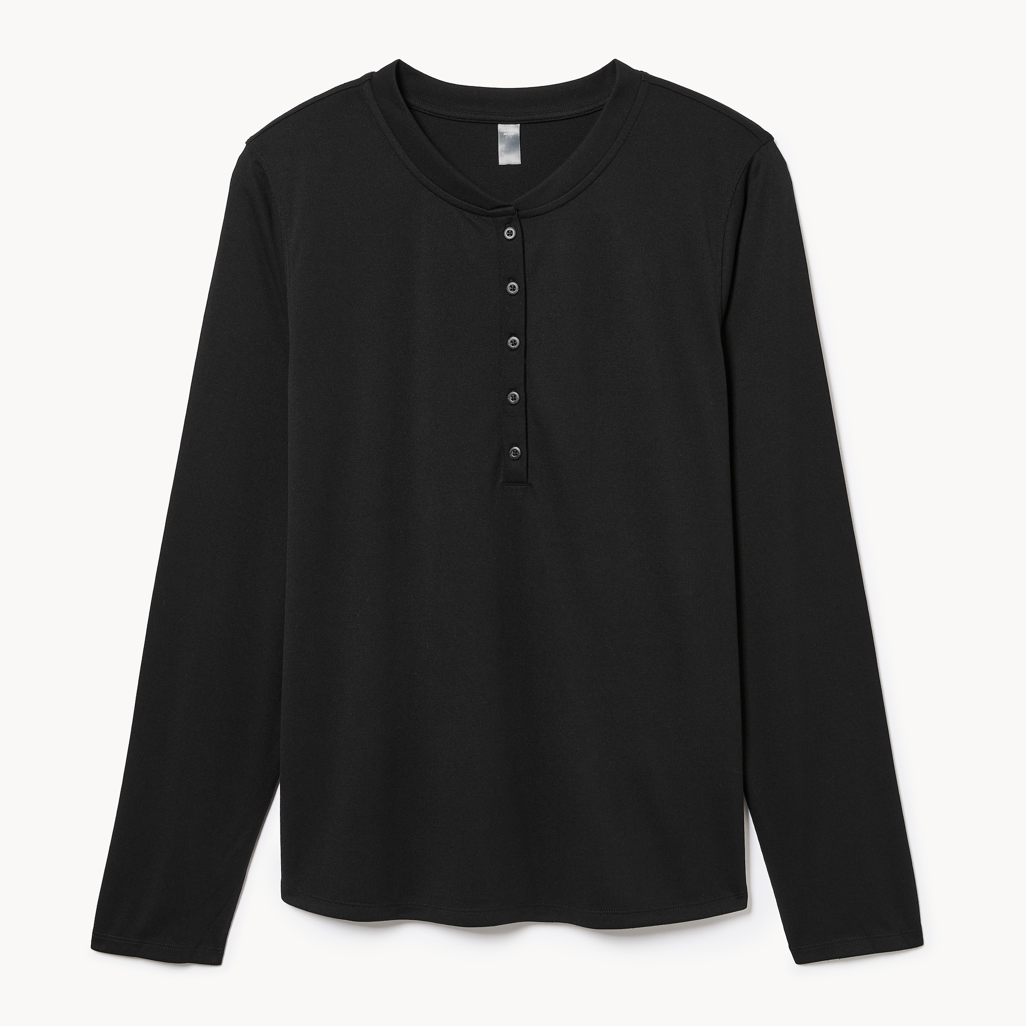 Women+ Active SoftWash Henley Long Sleeve Top