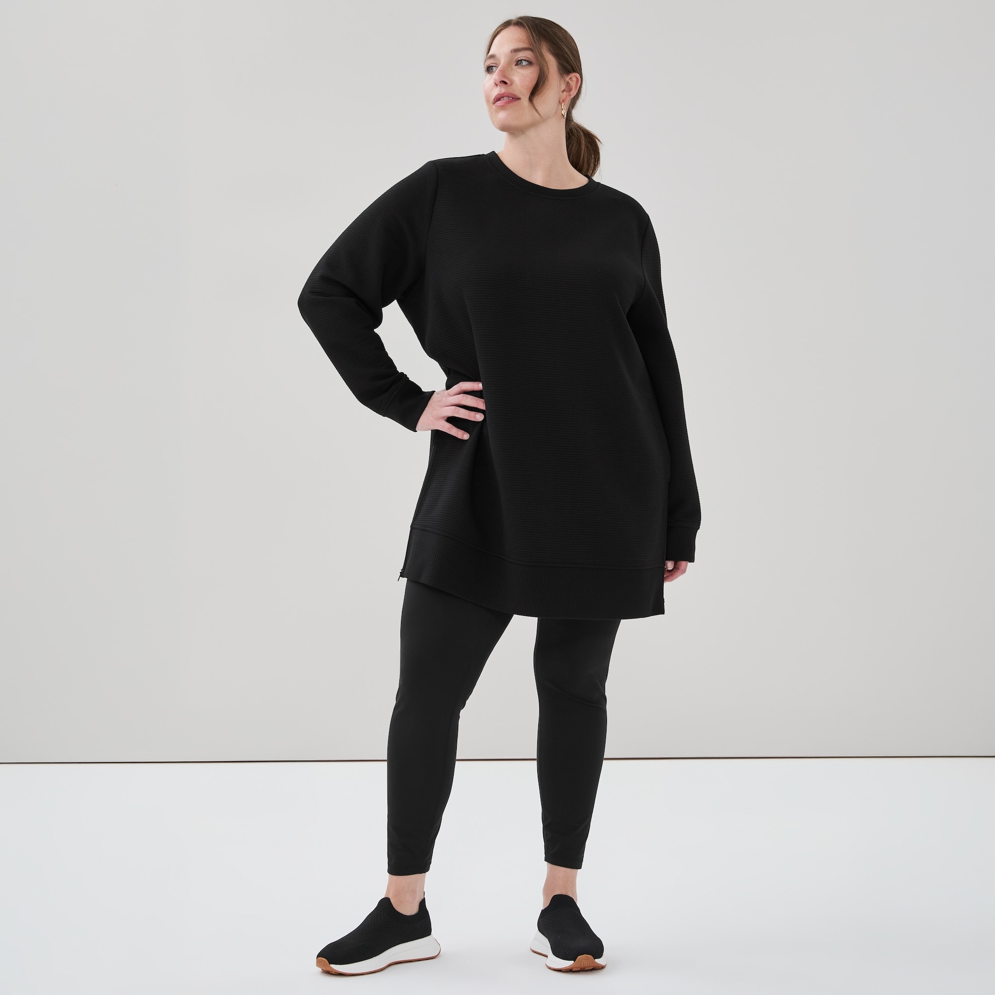 Haut sport à manches longues Femmes+