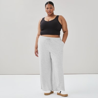 Joe Fresh Pantalon sport à jambe droite en molleton Femmes+ 1 ea, 29,00 $/1ch
