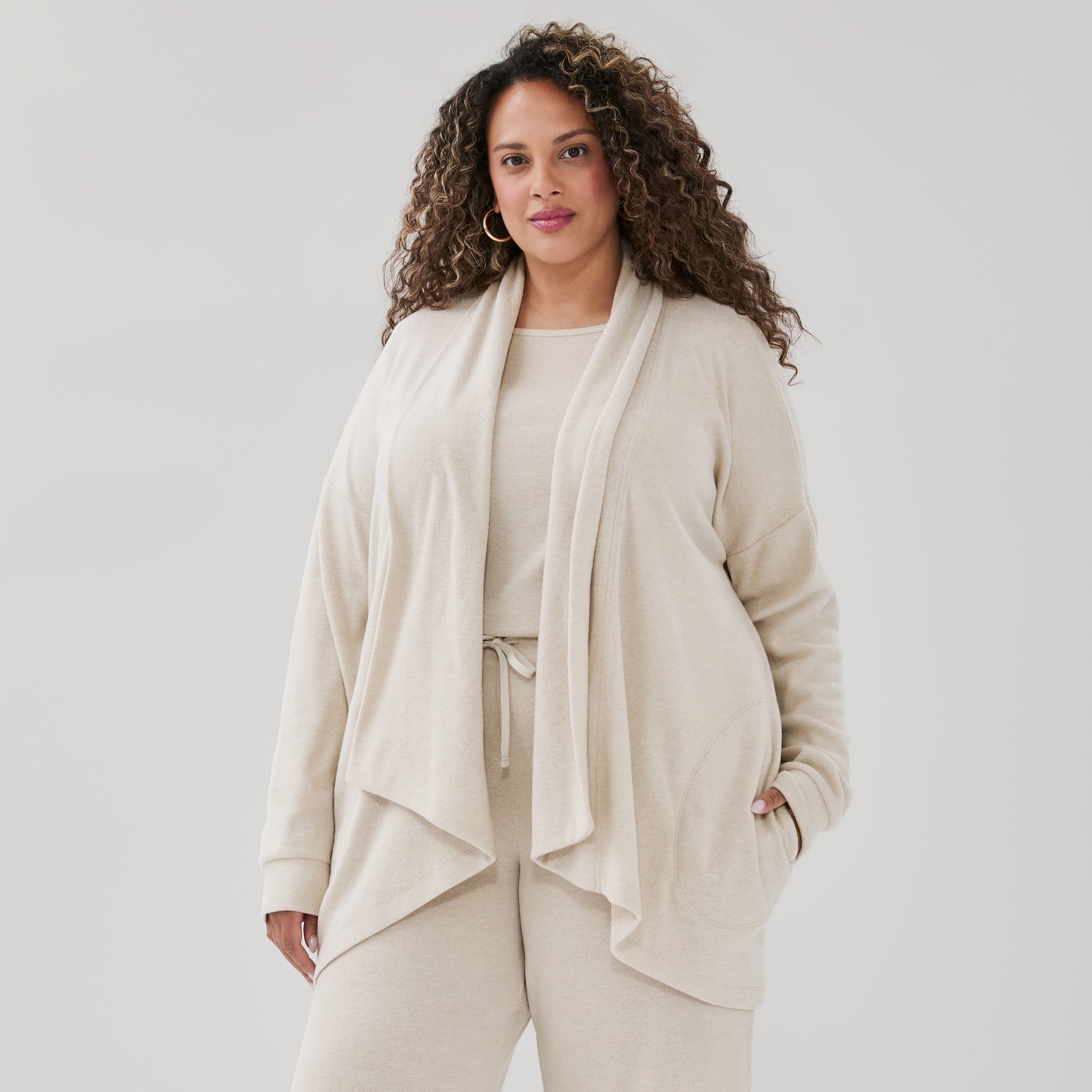 Women+ Active Open Front Cardigan