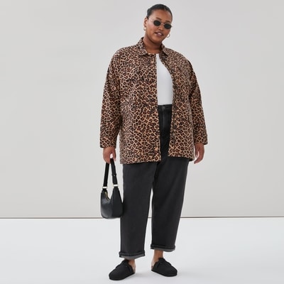 Joe Fresh Women+ Leopard Print Utility Jacket 1 ea, $59.00/1ea