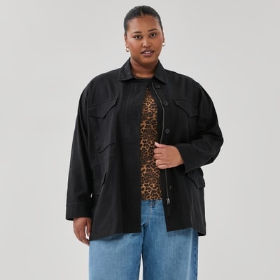 Women+ Utility Jacket - JF Black