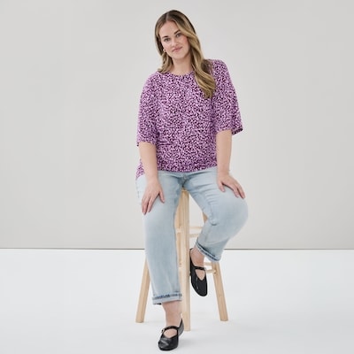 Women+ Printed T-Shirt - Purple