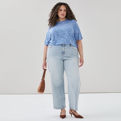 Joe Fresh Women+ Printed T-Shirt 1 ea, $16.00/1ea
