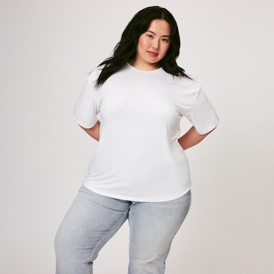 Joe Fresh T-shirt à coupe décontractée Femmes+ 1 ea, 16,00 $/1ch