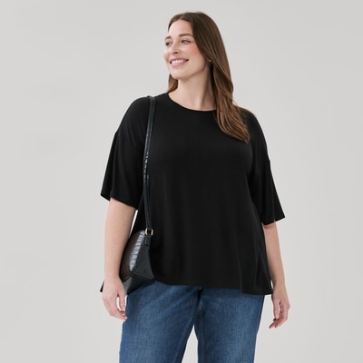 Women+ Relaxed Fit T-Shirt - JF Black