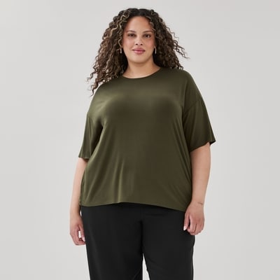 Joe Fresh T-shirt à coupe décontractée Femmes+ 1 ea, 16,00 $/1ch