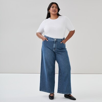 Women+ Medium Wash Relaxed Fit Jean - Medium Wash