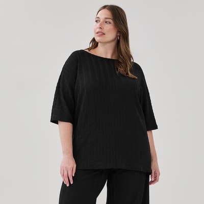 Women+ Dolman Sleeve Top - JF Black