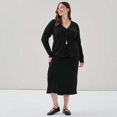 Women+ Slip Skirt - JF Black