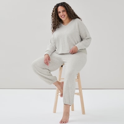 Joe Fresh Women+ V-Neck Lounge Sweatshirt 1 ea, $24.00/1ea