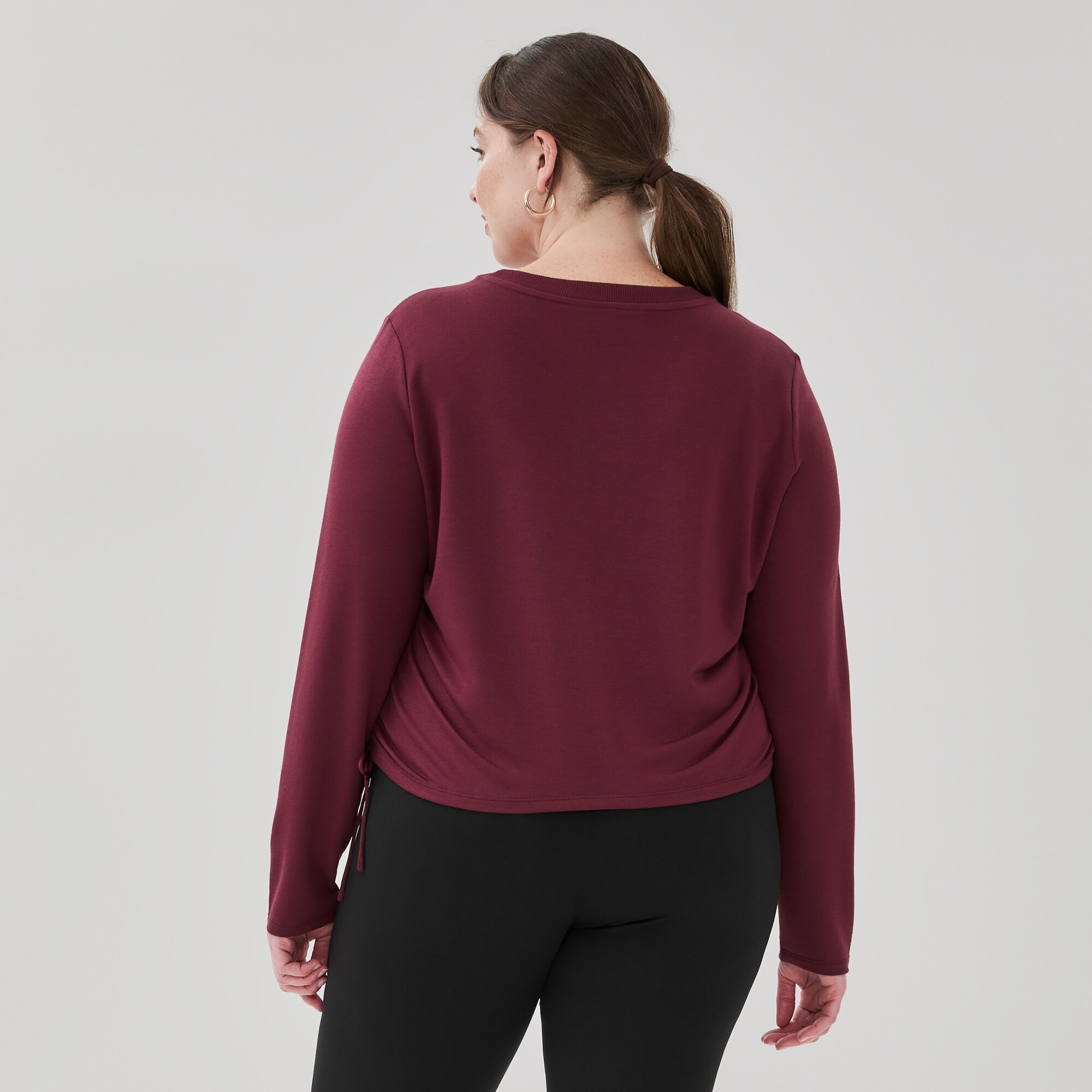 Haut sport cintré à manches longues Femmes+