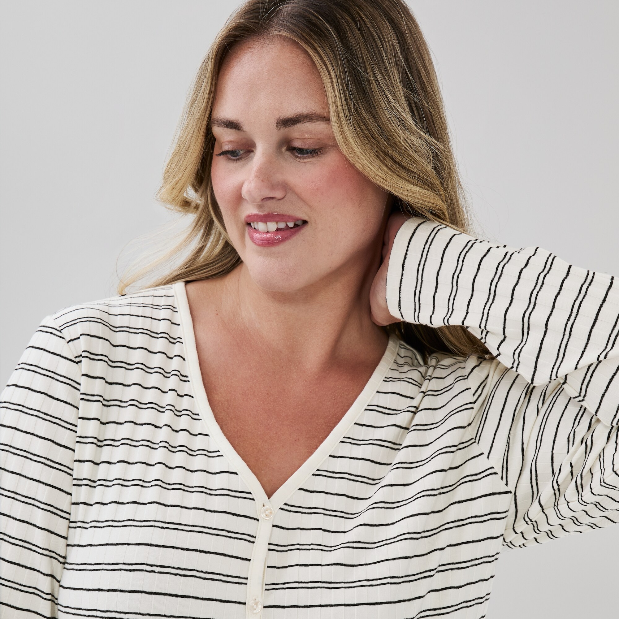 Cardigan à rayures Femmes+