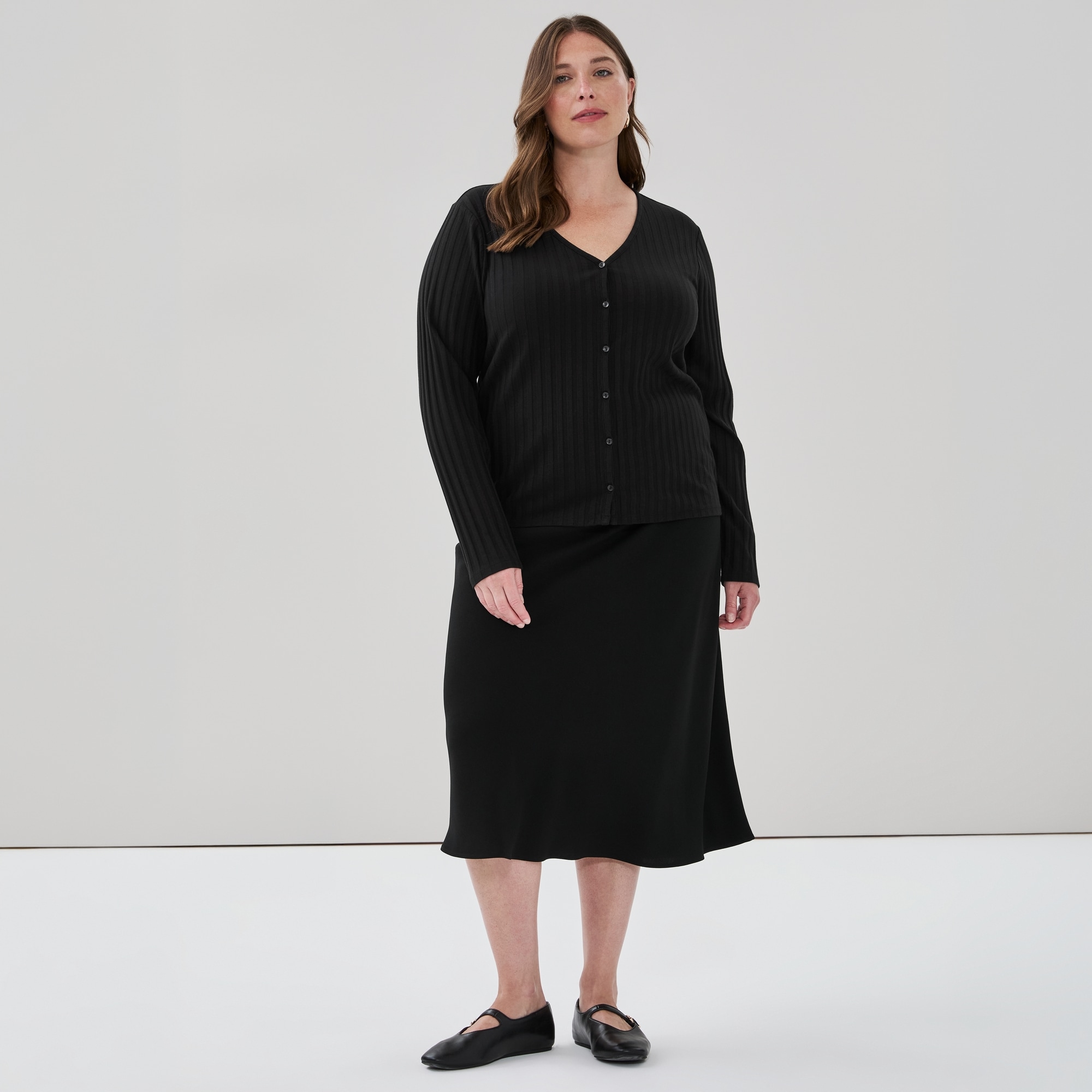 Cardigan côtelé Femmes+
