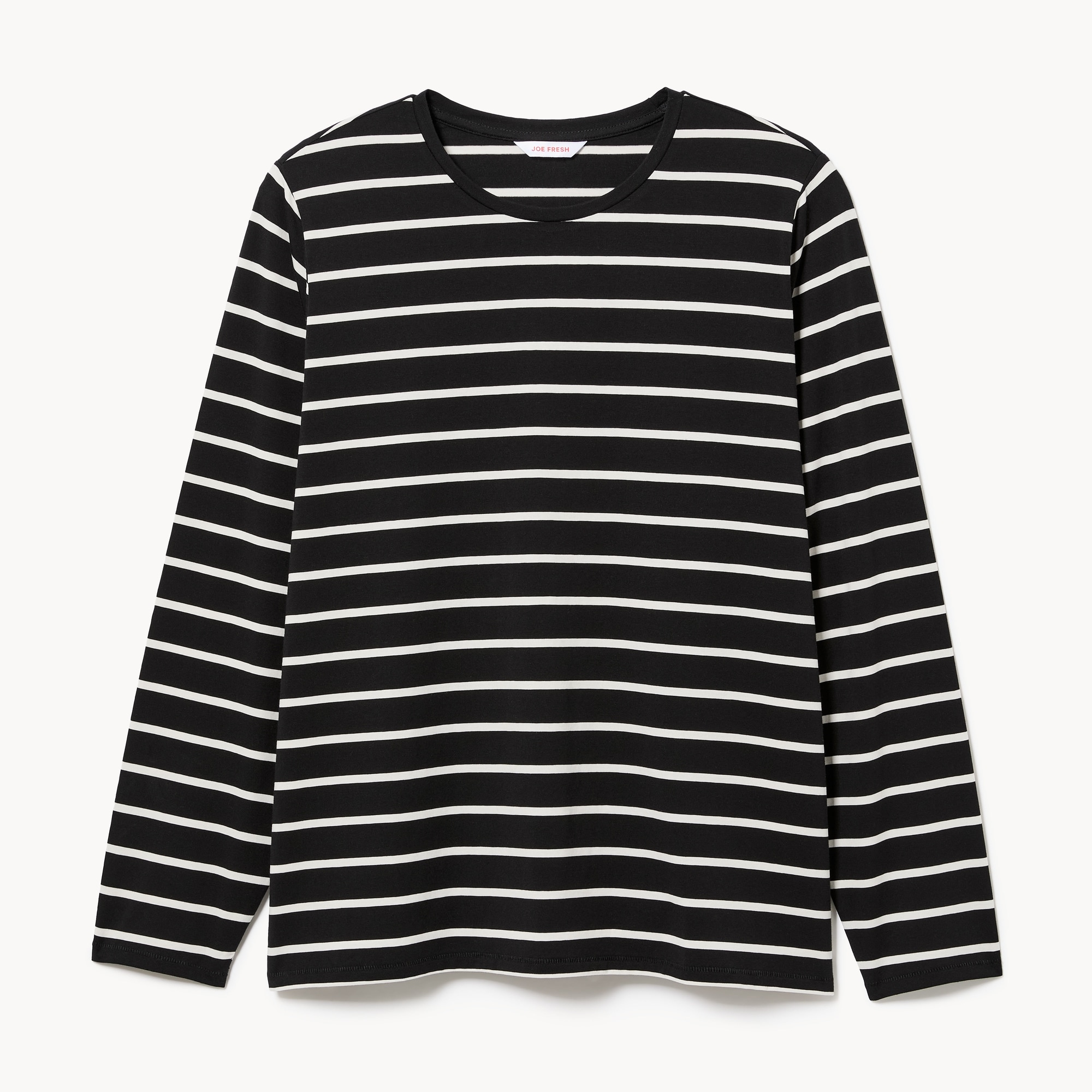 Women+ Striped Classic Fit Long Sleeve Top