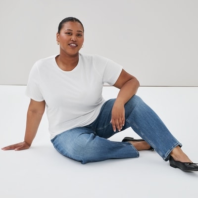 Women+ Crewneck T-Shirt - Bright White