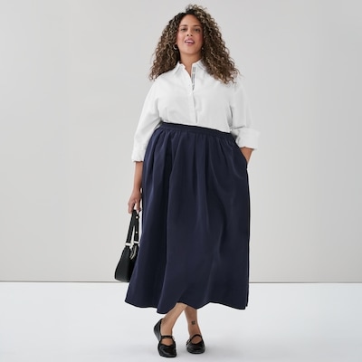 Women+ Maxi Skirt - Navy
